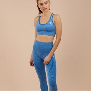 GYMSHARK SEAMLESS SET in BLUE